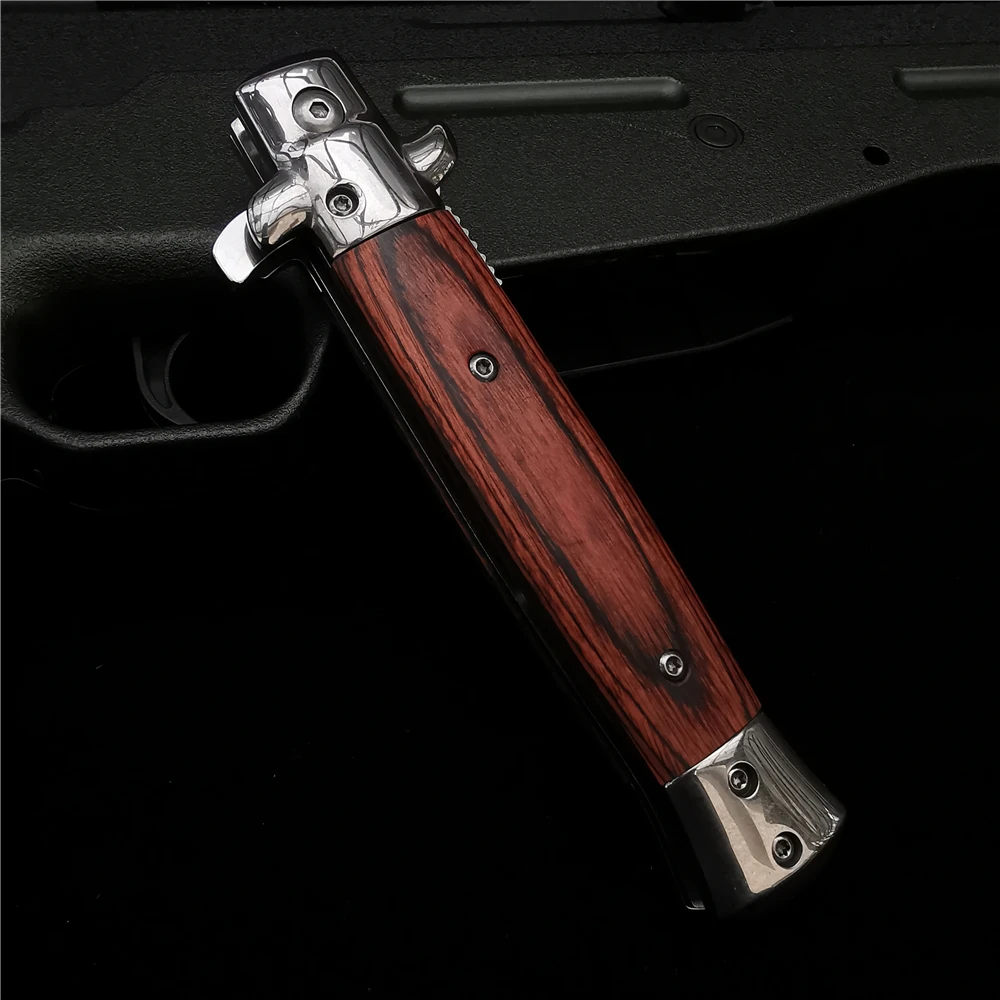 225MM (9') 58HRC Folding Knife Pipe Cutter Pocket Knives Multi Diving Survival 8Cr18 Steel Blade Tactical Stiletto Outdoor Knife
225MM (9') 58HRC Folding Knife Pipe Cutter Pocket Knives Multi Diving Survival 8Cr18 Steel Blade Tactical Stiletto Outdoor Knife