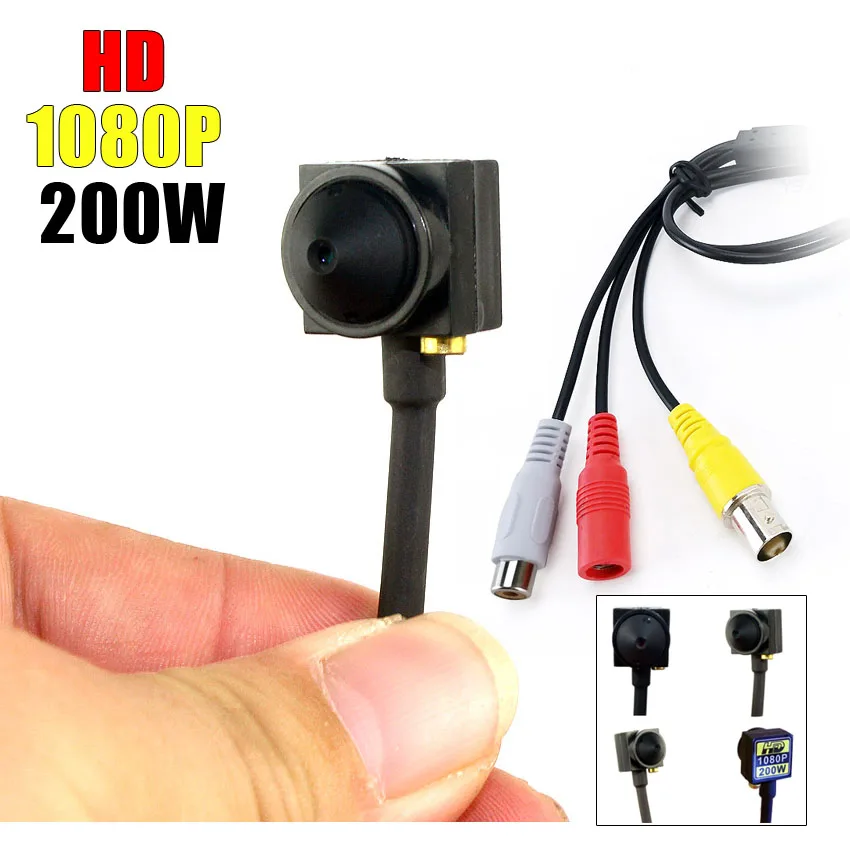 HD 1080P Small mini AHD Camera 3.7mm Lens wider angle HD 2MP Mini Security Surveillance Camera with audio Microphone Mic
HD 1080P Small mini AHD Camera 3.7mm Lens wider angle HD 2MP Mini Security Surveillance Camera with audio Microphone Mic