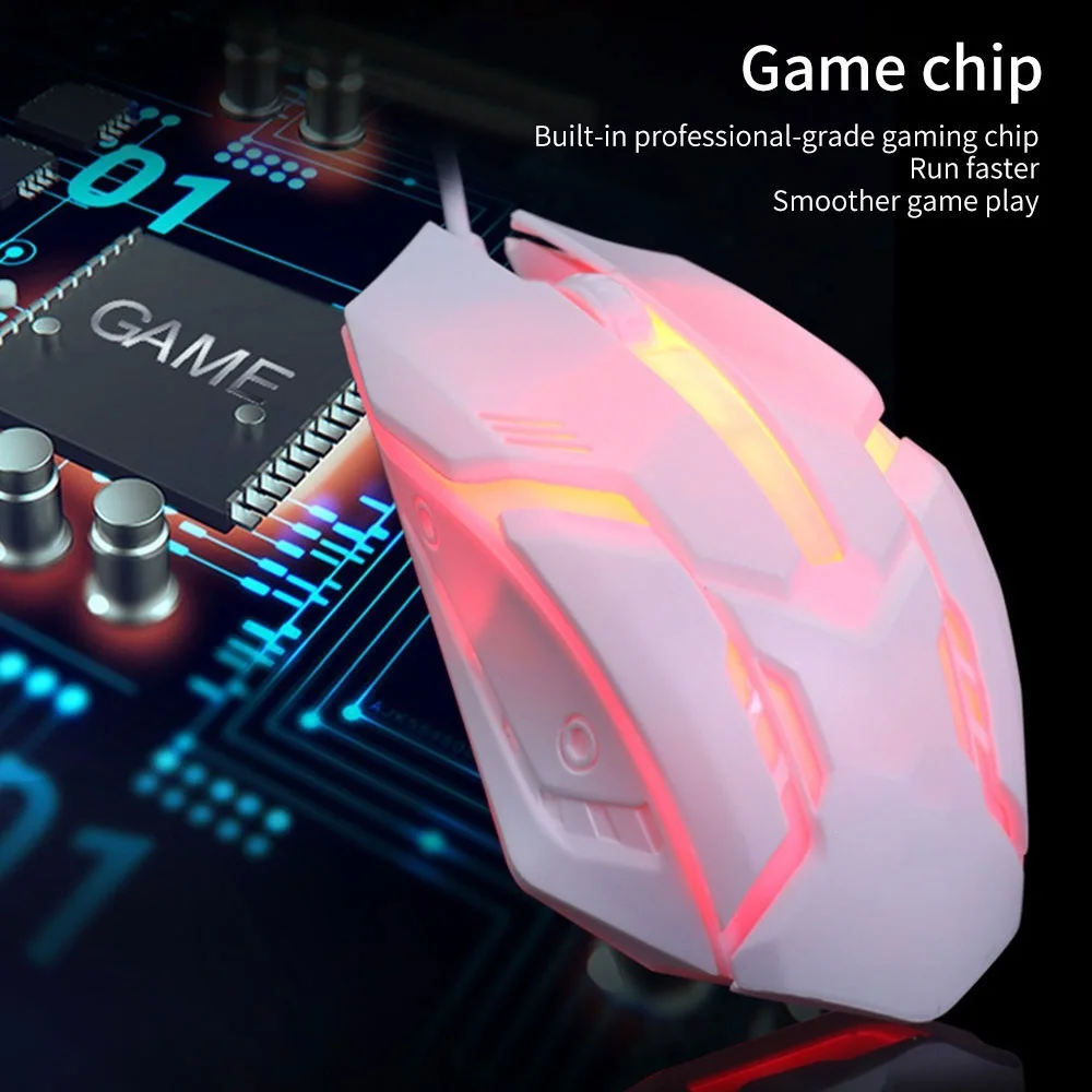 Ergonomic Wired Gaming Mouse with Button LED 2000 DPI USB Computer Mouse Gamer Mice S1 Silent Mause With Backlight For PC Laptop
Ergonomic Wired Gaming Mouse with Button LED 2000 DPI USB Computer Mouse Gamer Mice S1 Silent Mause With Backlight For PC Laptop