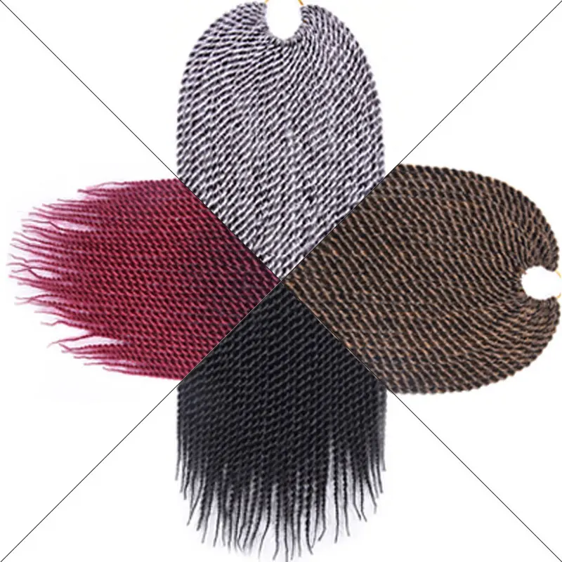 Senegalese Twist Crochet Braiding Hair Ombre Braid Hair Extensions Rainbow Pink Blonde Purple Crochet Braid MUMUPI
Senegalese Twist Crochet Braiding Hair Ombre Braid Hair Extensions Rainbow Pink Blonde Purple Crochet Braid MUMUPI