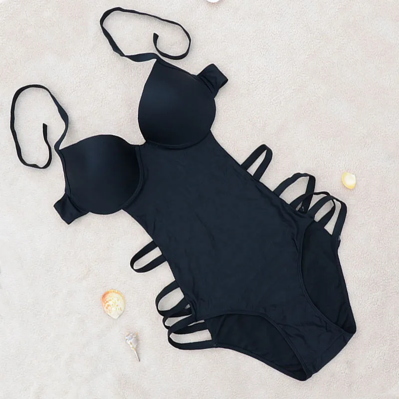 Plus size 3XL One PIece Suits Women Black Striped Bikinis Sexy Womens Padded Swimsuit Swimwear Bikini Monokini Bathing Suit
Plus size 3XL One PIece Suits Women Black Striped Bikinis Sexy Womens Padded Swimsuit Swimwear Bikini Monokini Bathing Suit