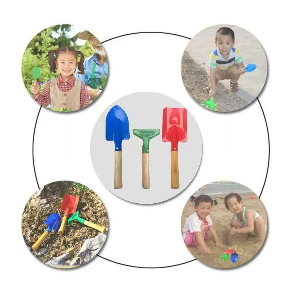 Beach Small Shovel Iron Beach Shovel Children's Beach Toys V1L4