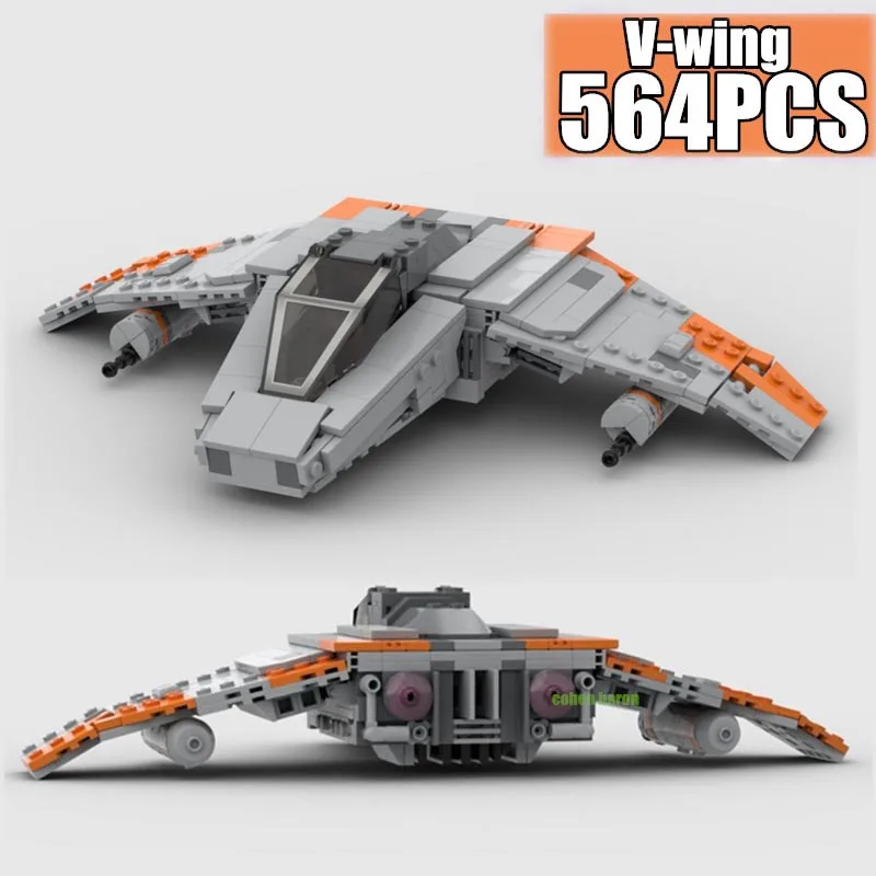CBNew 564 блоки из серии "Звездные войны" Space Wars серии V-wing» и «Спидер техническая модель MOC-35204, конструкторные блоки, Детские кубики детская игруш...
CBNew 564 блоки из серии "Звездные войны" Space Wars серии V-wing» и «Спидер техническая модель MOC-35204, конструкторные блоки, Детские кубики детская игруш...