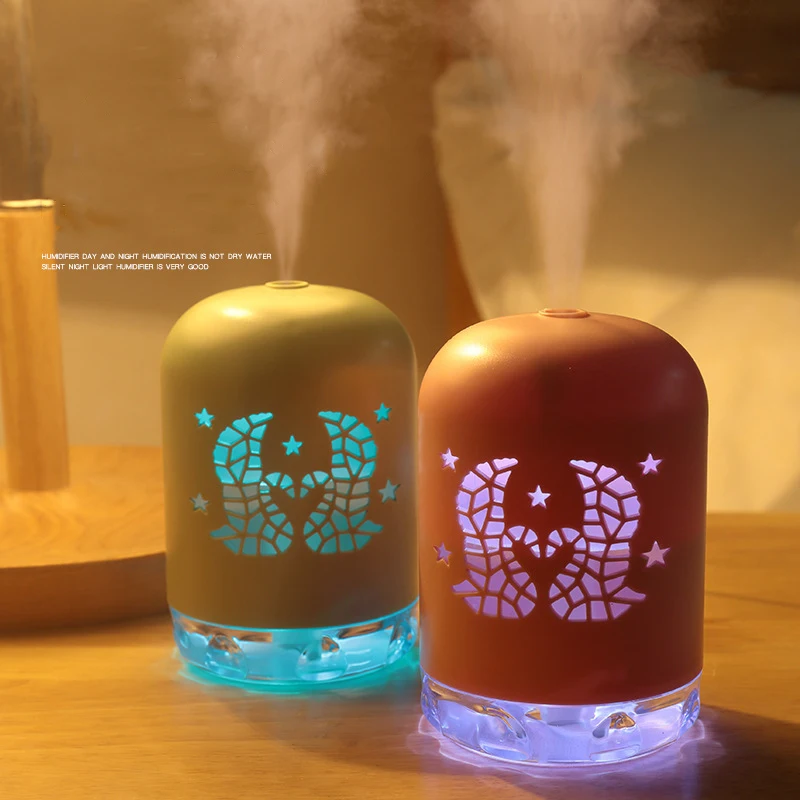 Mini Humidifier Portable Air Diffuser Deasktop USB Aroma Diffuser Car Mist Maker For Home Office WIth Color Lamp Lights
Mini Humidifier Portable Air Diffuser Deasktop USB Aroma Diffuser Car Mist Maker For Home Office WIth Color Lamp Lights