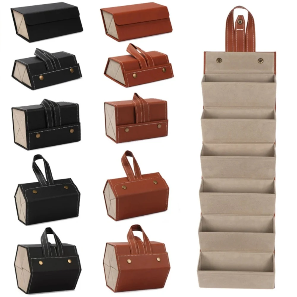 Portable Glasses Organizer Multi-slot Large Capacity Eyeglasses Storage Box Folding Sunglasses Leather Case
Portable Glasses Organizer Multi-slot Large Capacity Eyeglasses Storage Box Folding Sunglasses Leather Case