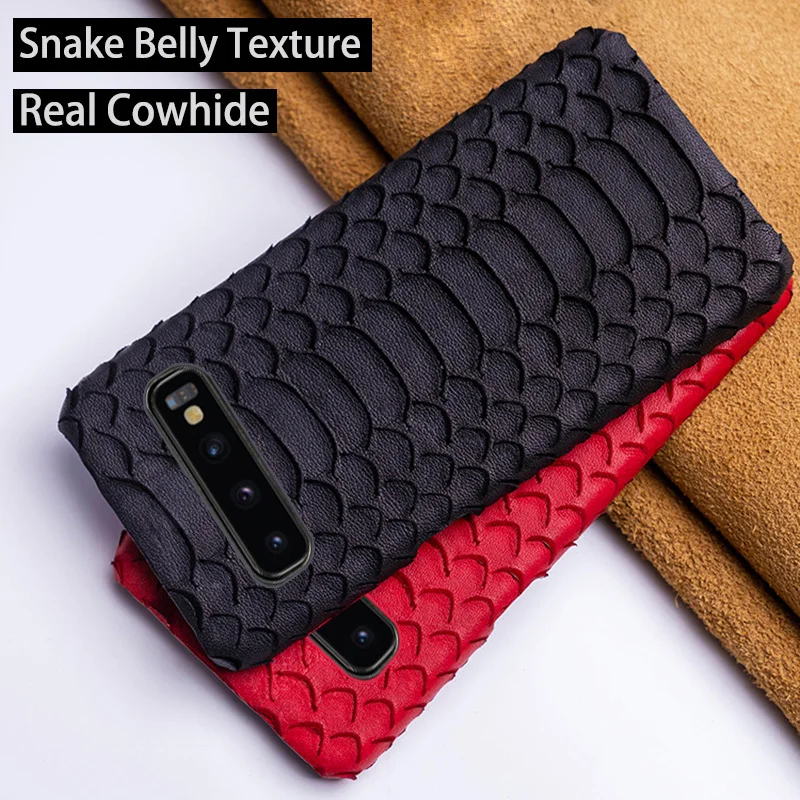 Чехол для телефона Samsung Galaxy A30 A40 A50 A70 S7 S8 S9 S10 Plus Note 8 9 10 чехол с текстурой питона A5 A7