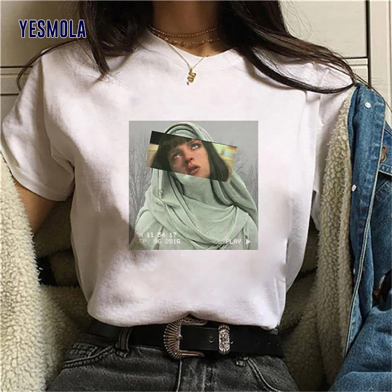 YESMOLA Women Summer T-shirt Harajuku Ulzzang Pulp Fiction Movie Funny Print T Shirt 90s Fashion Virgin Mary Mia Tshirt Top Tees
YESMOLA Women Summer T-shirt Harajuku Ulzzang Pulp Fiction Movie Funny Print T Shirt 90s Fashion Virgin Mary Mia Tshirt Top Tees