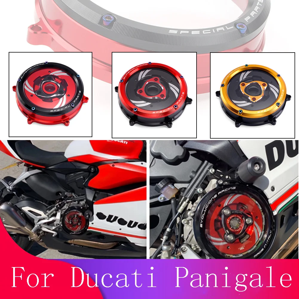 CNC Aluminum Clear Motorcycle Clutch Cover Set for Superbike 959/1199/1299 Panigale 2012-2018 for 955 Panigale V2 2020 2021
CNC Aluminum Clear Motorcycle Clutch Cover Set for Superbike 959/1199/1299 Panigale 2012-2018 for 955 Panigale V2 2020 2021