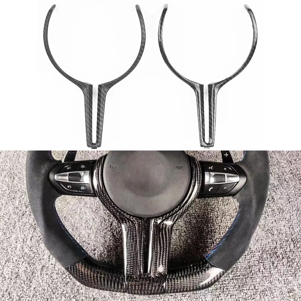 For BMW F80 M3 F82 F83 M4 F10 M5 F06 F12 F13 M6 F15 X5M F16 X6 M Dry Carbon Fiber Steering Wheel Trim Cover Styling Accessories
For BMW F80 M3 F82 F83 M4 F10 M5 F06 F12 F13 M6 F15 X5M F16 X6 M Dry Carbon Fiber Steering Wheel Trim Cover Styling Accessories