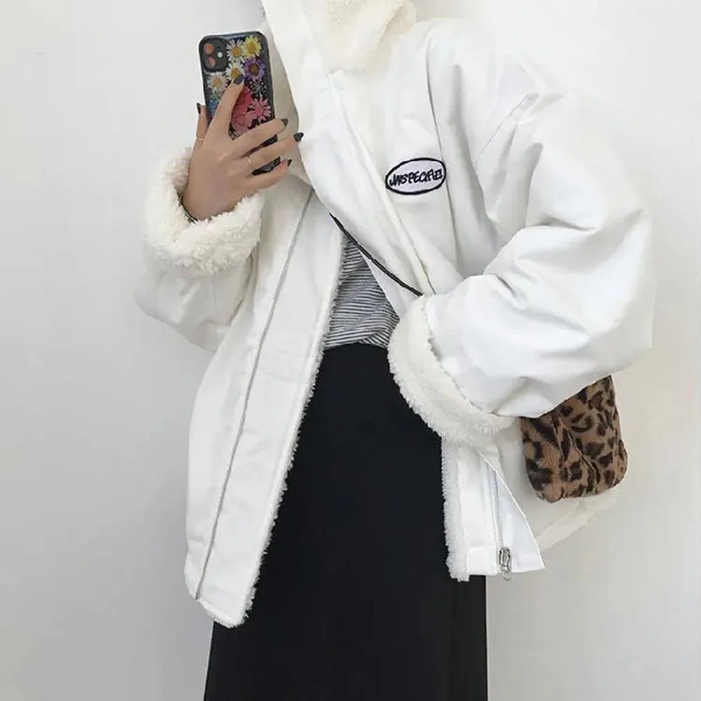 Women's Winter New Cotton Jacket Casual Fashion Simple Commuter Style Long-sleeved Stand-up Collar Zipper Warm Pure Color Top
Women's Winter New Cotton Jacket Casual Fashion Simple Commuter Style Long-sleeved Stand-up Collar Zipper Warm Pure Color Top