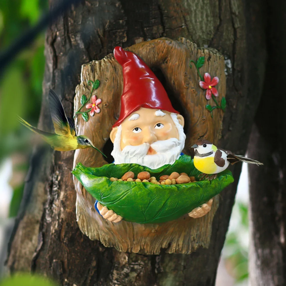 Resin Elf Santa Bird Feeder Garden Statue For Outdoor Home Crafts Resin Yard Sculpture Decoration Pendant Figurine For Window
Resin Elf Santa Bird Feeder Garden Statue For Outdoor Home Crafts Resin Yard Sculpture Decoration Pendant Figurine For Window