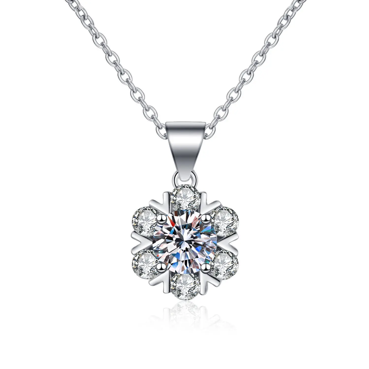 White snowflake necklace for lovers and friends and relatives simple fashion chain necklace pendant necklace wholesale jewelry
White snowflake necklace for lovers and friends and relatives simple fashion chain necklace pendant necklace wholesale jewelry