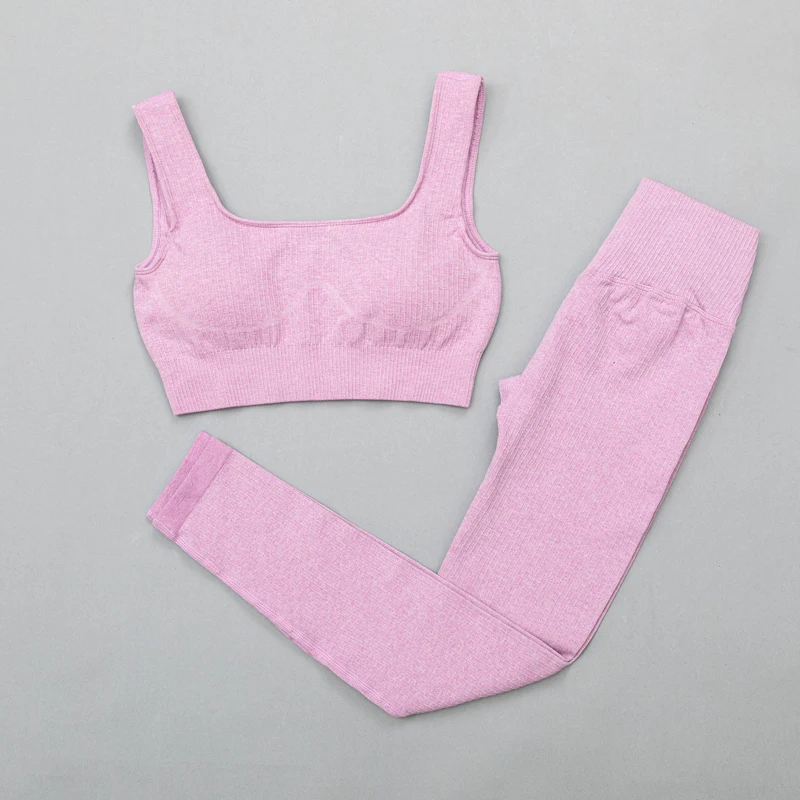High Waist Sports Legging Gym Women's sportswear Seamless Fitness Women Yoga Suit High Stretchy Workout Set Padded Sports Bra
High Waist Sports Legging Gym Women's sportswear Seamless Fitness Women Yoga Suit High Stretchy Workout Set Padded Sports Bra
