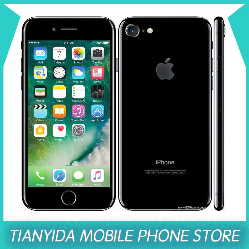 Original iPhone 7 Phone Unlocked Apple iphone 7 2GB RAM 32/128GB/256GB ROM IOS 10 Quad-Core 4G LTE 12.0MP Fingerprint touch ID
Original iPhone 7 Phone Unlocked Apple iphone 7 2GB RAM 32/128GB/256GB ROM IOS 10 Quad-Core 4G LTE 12.0MP Fingerprint touch ID