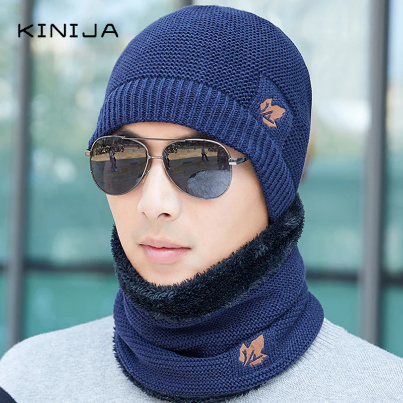 Coral Fleece Winter hat Skullies Beanies Men Hat Scarf Neck Warmer Breathable Wool Knitted cap Boys leaves Double Layers gorro
Coral Fleece Winter hat Skullies Beanies Men Hat Scarf Neck Warmer Breathable Wool Knitted cap Boys leaves Double Layers gorro