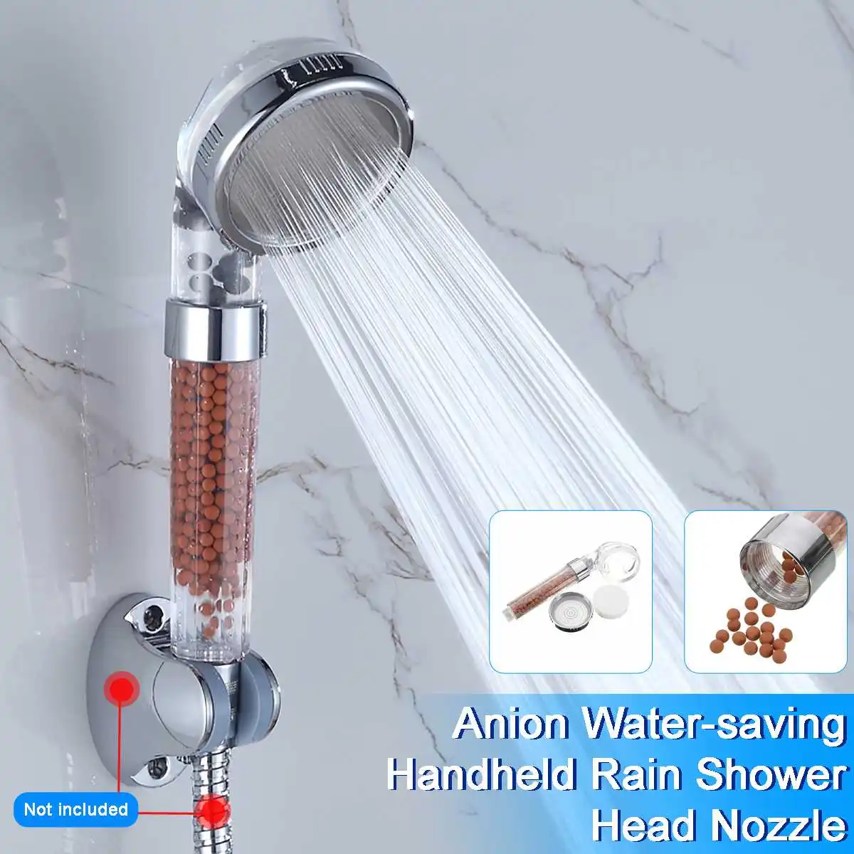 Xueqin NEW Handheld Water Saving Shower Head Bath Shower Nozzle Sprinkler Sprayer Filter Transparent Hand Shower Head Showerhead
Xueqin NEW Handheld Water Saving Shower Head Bath Shower Nozzle Sprinkler Sprayer Filter Transparent Hand Shower Head Showerhead