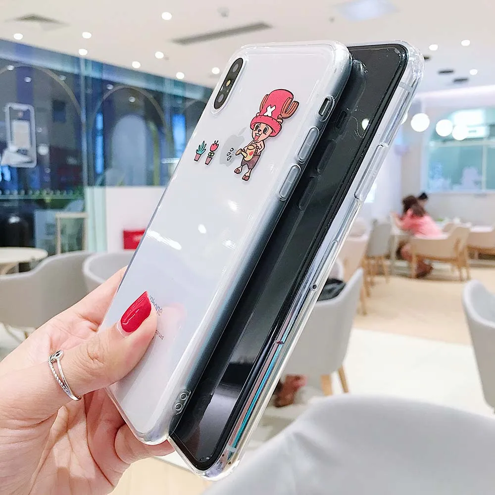 Japan Anime ONE PIECE Phone Case Tony Chopper Luffy Zoro Coque for Apple iphone 11 12 PRO MAX X XR 7 8 plus X XS Soft TPU Capa
Japan Anime ONE PIECE Phone Case Tony Chopper Luffy Zoro Coque for Apple iphone 11 12 PRO MAX X XR 7 8 plus X XS Soft TPU Capa