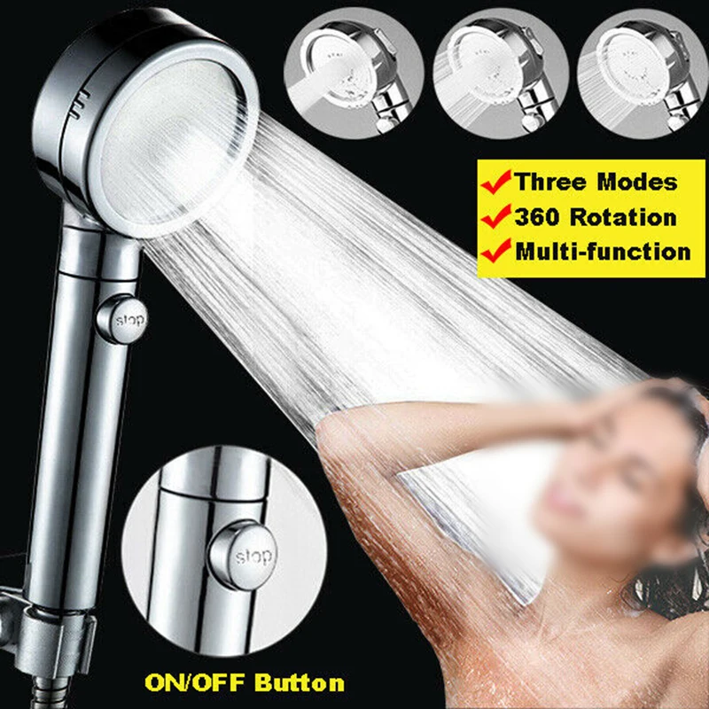 3-Mode Shower Head Handheld High-Pressure Water-Saving Filtration Showerhead ABS Silver Nozzle Shower Bathroom Accessories
3-Mode Shower Head Handheld High-Pressure Water-Saving Filtration Showerhead ABS Silver Nozzle Shower Bathroom Accessories