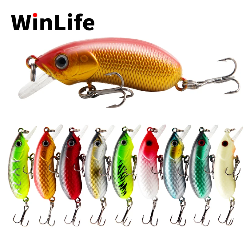 Winlife 1PCS Minnow Wobbler Hard Fishing Lure 50mm 7.8g Slow Sink Bass Perch Carp Trout New Artificial Baits Jerkbait Crankbaits
Winlife 1PCS Minnow Wobbler Hard Fishing Lure 50mm 7.8g Slow Sink Bass Perch Carp Trout New Artificial Baits Jerkbait Crankbaits