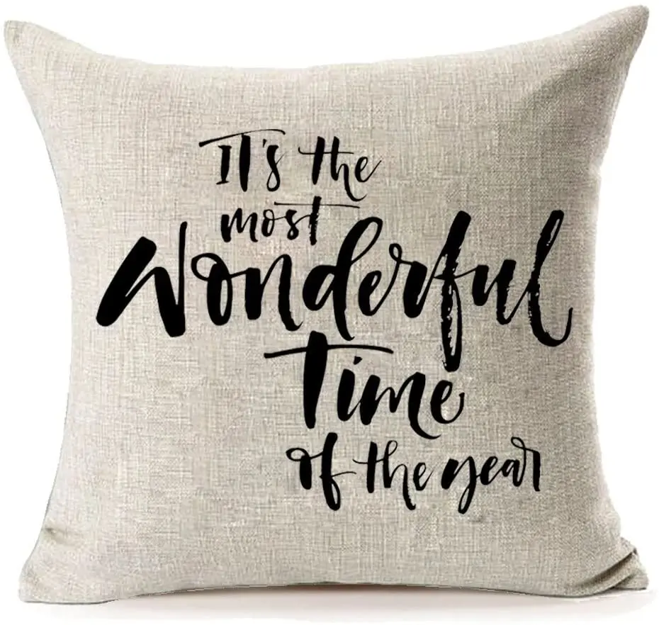 MFGNEH Christmas Decorative Pillow Covers, Throw Pillow Case Cushion InchesIt's The Most Wonderful time of The Year
MFGNEH Christmas Decorative Pillow Covers, Throw Pillow Case Cushion InchesIt's The Most Wonderful time of The Year