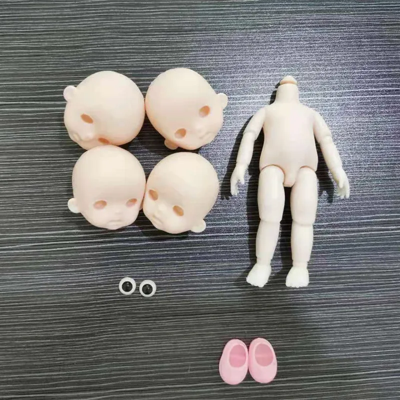 Clearance 16cm Nude Doll White Muscle Change Makeup Element Head Body BJD Doll 13 Joints Movable 1/12 Accessories Girl Toy Gift
Clearance 16cm Nude Doll White Muscle Change Makeup Element Head Body BJD Doll 13 Joints Movable 1/12 Accessories Girl Toy Gift