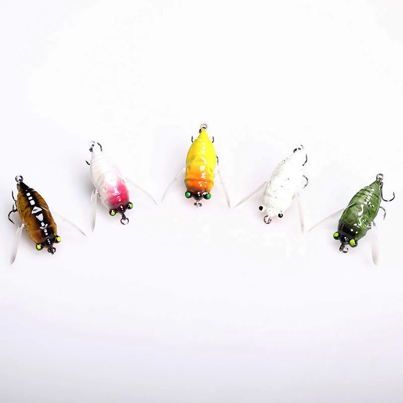 Artificial Floating Cicada Plastic Insect Fishing Lure 5cm/6g Freshwater Anti-Corrosion Bionic Professional Fishing Bait
Artificial Floating Cicada Plastic Insect Fishing Lure 5cm/6g Freshwater Anti-Corrosion Bionic Professional Fishing Bait