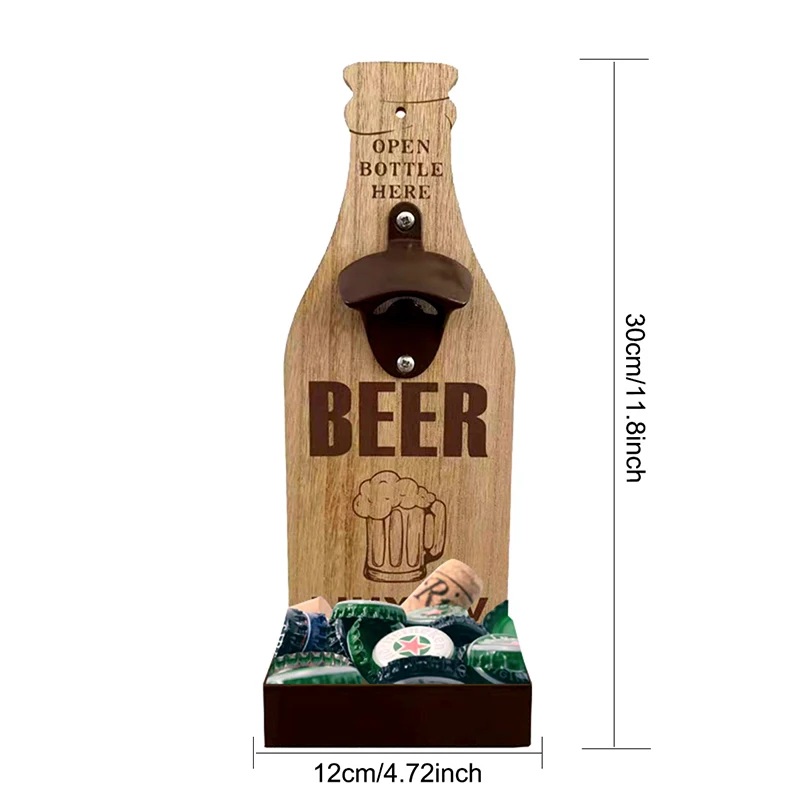 Beer Bottle Opener Wall Bottle Opener Vintage Wooden Bottle Opener Wall Mounted Beer Opener Kitchen Gadgets
Beer Bottle Opener Wall Bottle Opener Vintage Wooden Bottle Opener Wall Mounted Beer Opener Kitchen Gadgets