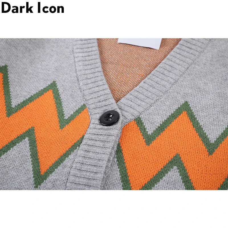 Кардиган с геометрическим рисунком Dark Icon свитер для мужчин и женщин винтажный