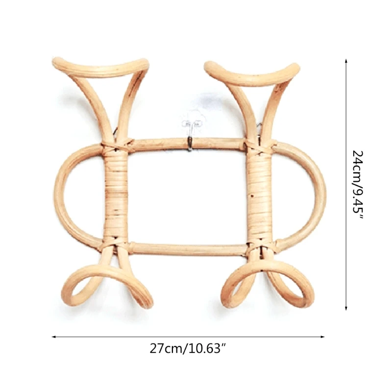 Natural Rattan Wall Hooks Kids Garments Organizer Rack Clothes Hat Hanging Hook Hanger Home Hotel Baby Room Decor 
Natural Rattan Wall Hooks Kids Garments Organizer Rack Clothes Hat Hanging Hook Hanger Home Hotel Baby Room Decor