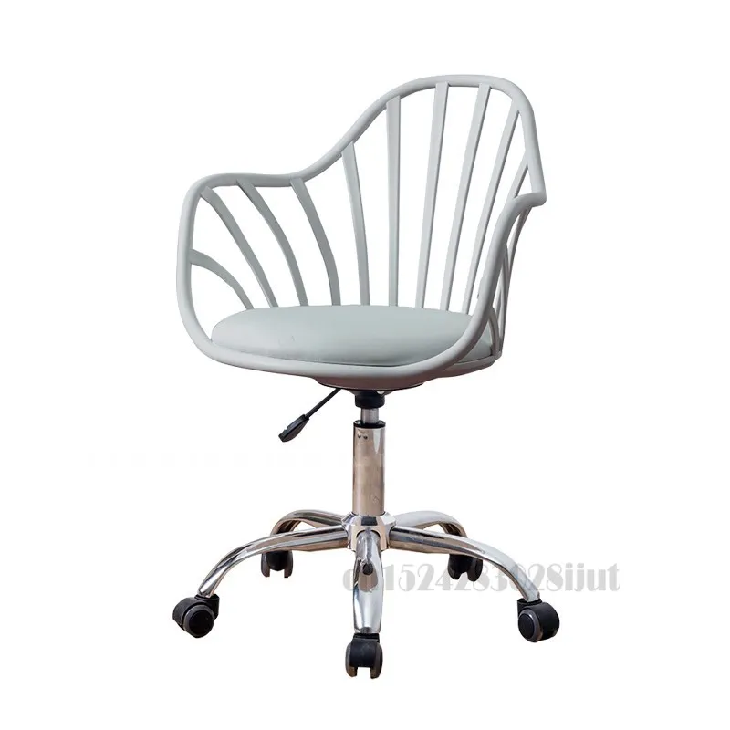 

Скандинавский компьютерный стул для дома, модное дизайнерское простое черно-белое простое креативное мобильное офисное кресло