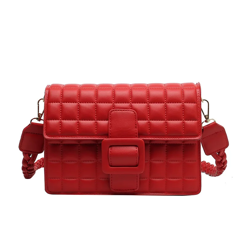 2021 New Arrivals Women's Shoulder Bag For Female PU Leather Solid Color Plaid Pattern Design High Quality Trend Women Daily Bag
2021 New Arrivals Women's Shoulder Bag For Female PU Leather Solid Color Plaid Pattern Design High Quality Trend Women Daily Bag