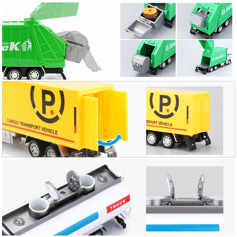 2021 NEW Sanitation Garbage Truck Model Toy Sprinkler Collection Car Model Alloy Pull Back toys for boys Toys Vehicle
2021 NEW Sanitation Garbage Truck Model Toy Sprinkler Collection Car Model Alloy Pull Back toys for boys Toys Vehicle