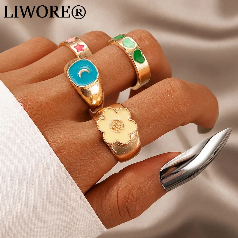 Liwore Vintage Gold Color Ring Set For Women Classic Geometric Bridal Jewelry Fashion Golden Ring 2021 Jewelry
Liwore Vintage Gold Color Ring Set For Women Classic Geometric Bridal Jewelry Fashion Golden Ring 2021 Jewelry