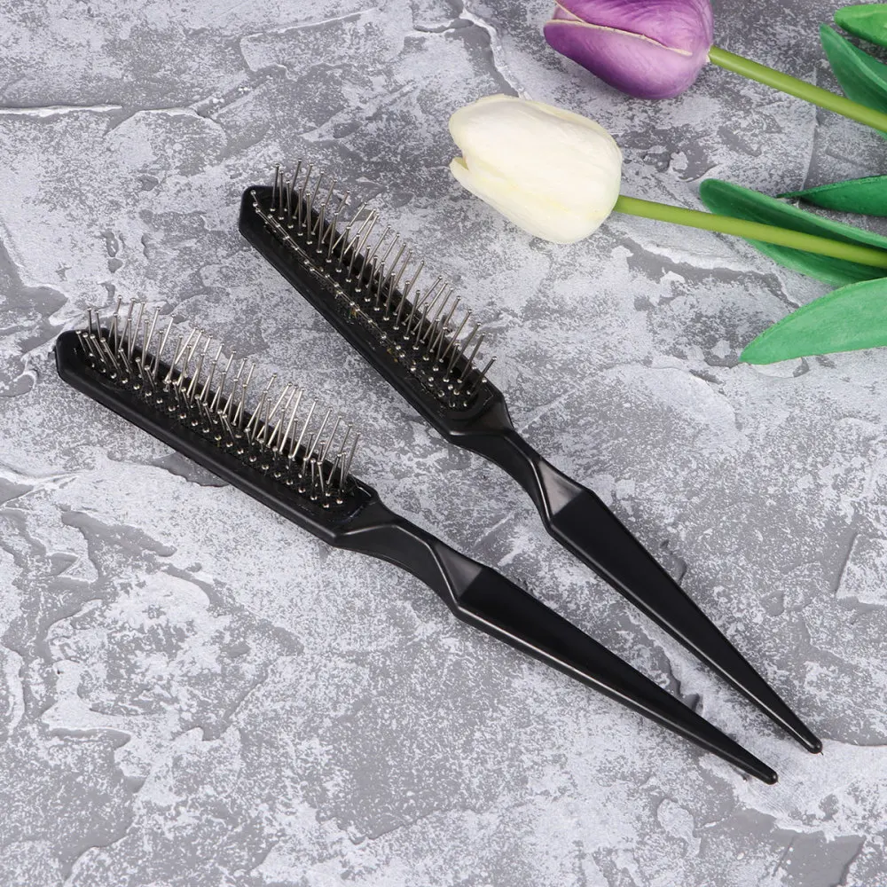 2pcs Wig Brush Professional Pointed Tail Airbag Brush Hair Extension Brush for Girls (Black)
2pcs Wig Brush Professional Pointed Tail Airbag Brush Hair Extension Brush for Girls (Black)