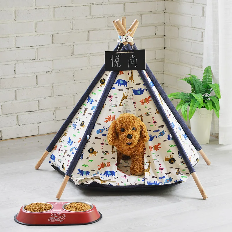 2021 New Kawaii Animal Pattern Pet Tents Pet Tent House Cat Bed Portable Teepee with Thick Cushion Puppy Excursion Outdoor Beds
2021 New Kawaii Animal Pattern Pet Tents Pet Tent House Cat Bed Portable Teepee with Thick Cushion Puppy Excursion Outdoor Beds