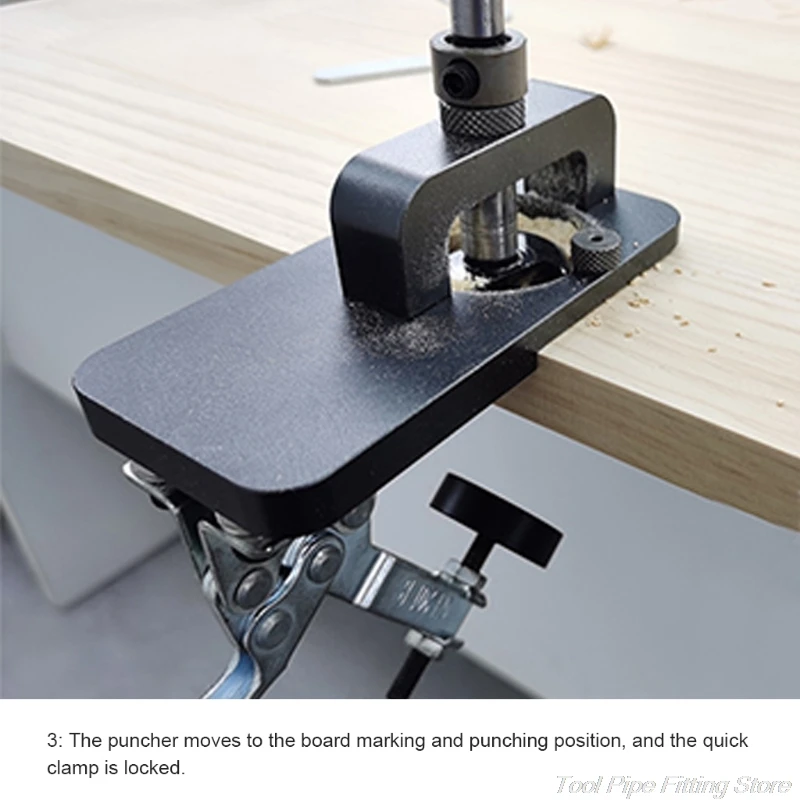 35mm Hinge Hole Jig Drill Guide Locator Set with Fixture Aluminum Alloy Hole Opener Template Woodworking Door Cabinets M09 21
35mm Hinge Hole Jig Drill Guide Locator Set with Fixture Aluminum Alloy Hole Opener Template Woodworking Door Cabinets M09 21