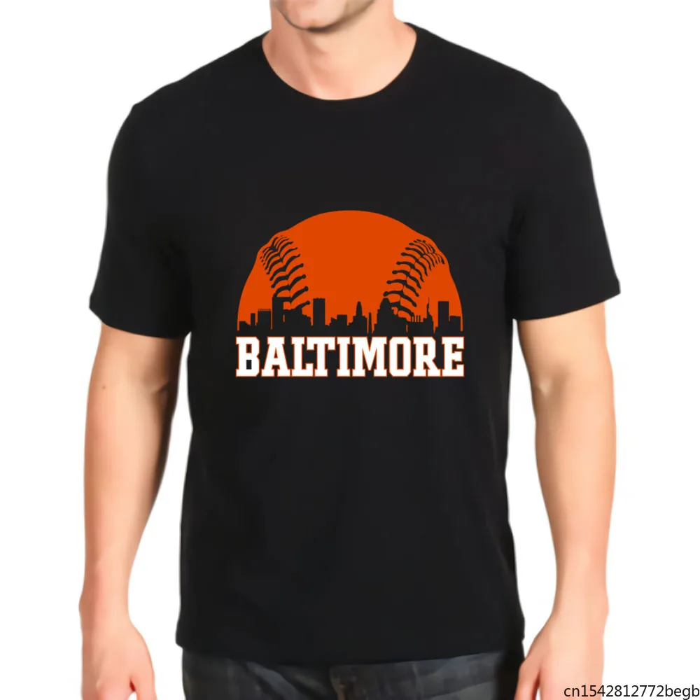 Baltimore Baseball Hometown Skyline Retro Men's T Shirt 
Baltimore Baseball Hometown Skyline Retro Men's T Shirt