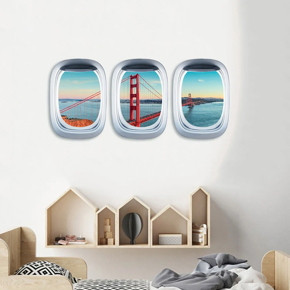 3D Porthole Fake Landscape Removable Window Wall Sticker for Children Room Home Bedroom Living Room Decorations Accessories
3D Porthole Fake Landscape Removable Window Wall Sticker for Children Room Home Bedroom Living Room Decorations Accessories