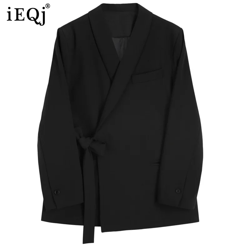 IEQJ 2021 Autumn Side Placket Strap Personalized Loose Casual Unisex Suit Coat Women's Suit Pure Color Fashion Brief Ins 3T1304
IEQJ 2021 Autumn Side Placket Strap Personalized Loose Casual Unisex Suit Coat Women's Suit Pure Color Fashion Brief Ins 3T1304