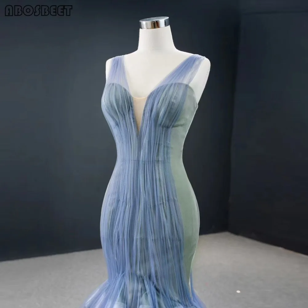 Prom Dress Long Mermaid V Neck Pleat Top Long Evening Gown Lace Up Sleeveless Vestido De Fiesta
Prom Dress Long Mermaid V Neck Pleat Top Long Evening Gown Lace Up Sleeveless Vestido De Fiesta