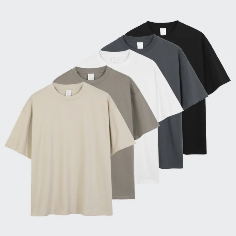 Vintage Oversized T-shirt High Street Pure Color Drop Shoulder Loose Cotton Tops Tees Men's Clothing Woman Clothes Streetwear
Vintage Oversized T-shirt High Street Pure Color Drop Shoulder Loose Cotton Tops Tees Men's Clothing Woman Clothes Streetwear