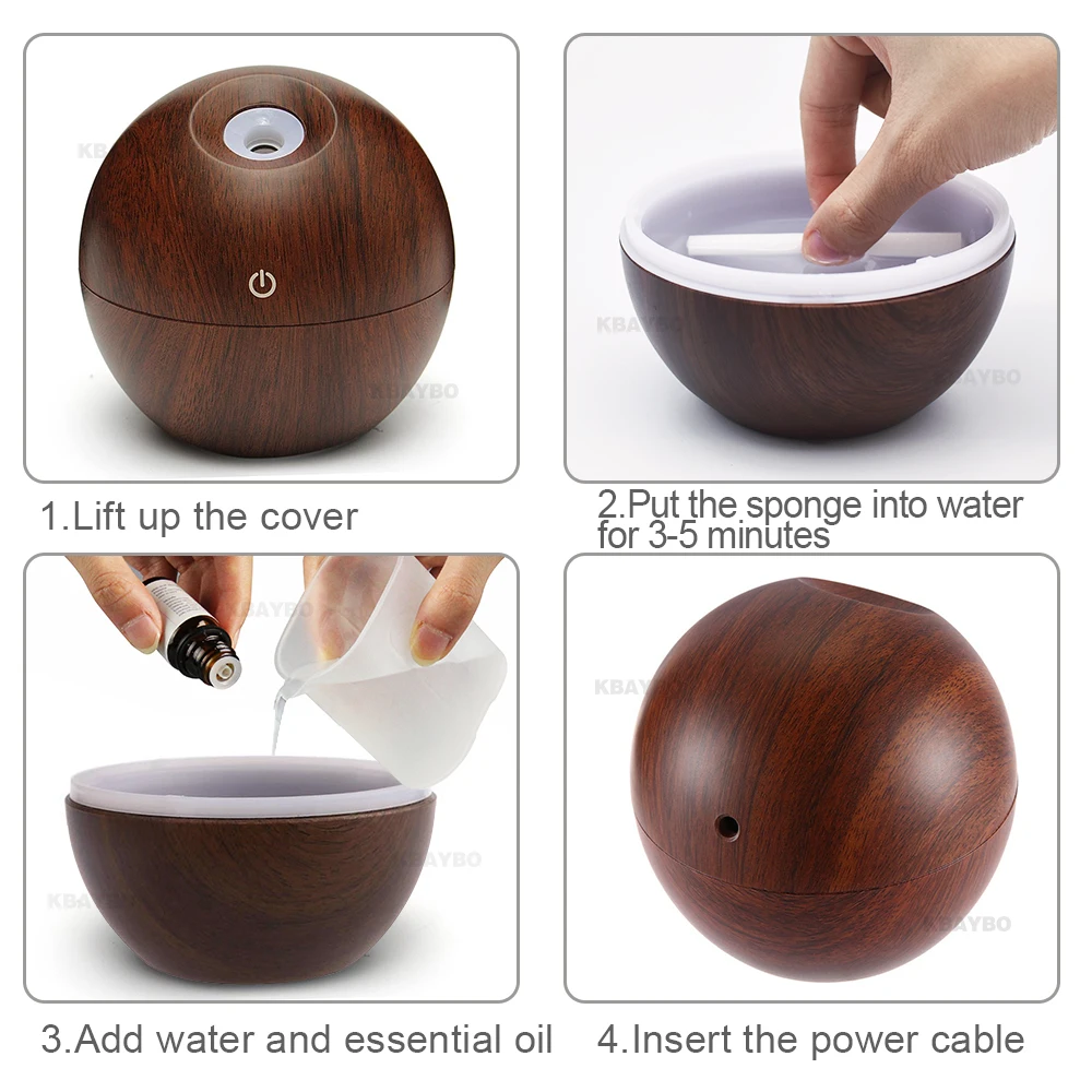 USB 5V Ultrasonic Mist Humidifier Aroma Essential Oil Diffuser Air Purifier 7 Color Change LED light for Home
USB 5V Ultrasonic Mist Humidifier Aroma Essential Oil Diffuser Air Purifier 7 Color Change LED light for Home