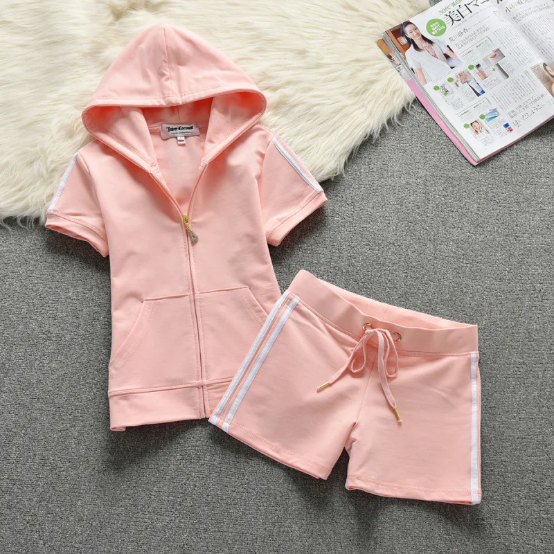 Summer new 2021 two-piece women's clothes towel short-sleeved shorts suits fashion slim slimming casual sportswear suits 
Summer new 2021 two-piece women's clothes towel short-sleeved shorts suits fashion slim slimming casual sportswear suits