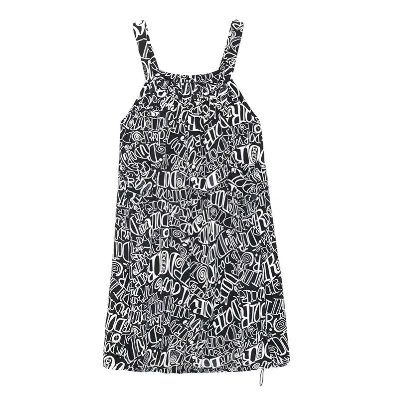 Johnature 2021 New Strap Dress For Women Summer Loose Irregular Print O-neck Sleeveless Fashion Casual All Match Dresses 
Johnature 2021 New Strap Dress For Women Summer Loose Irregular Print O-neck Sleeveless Fashion Casual All Match Dresses