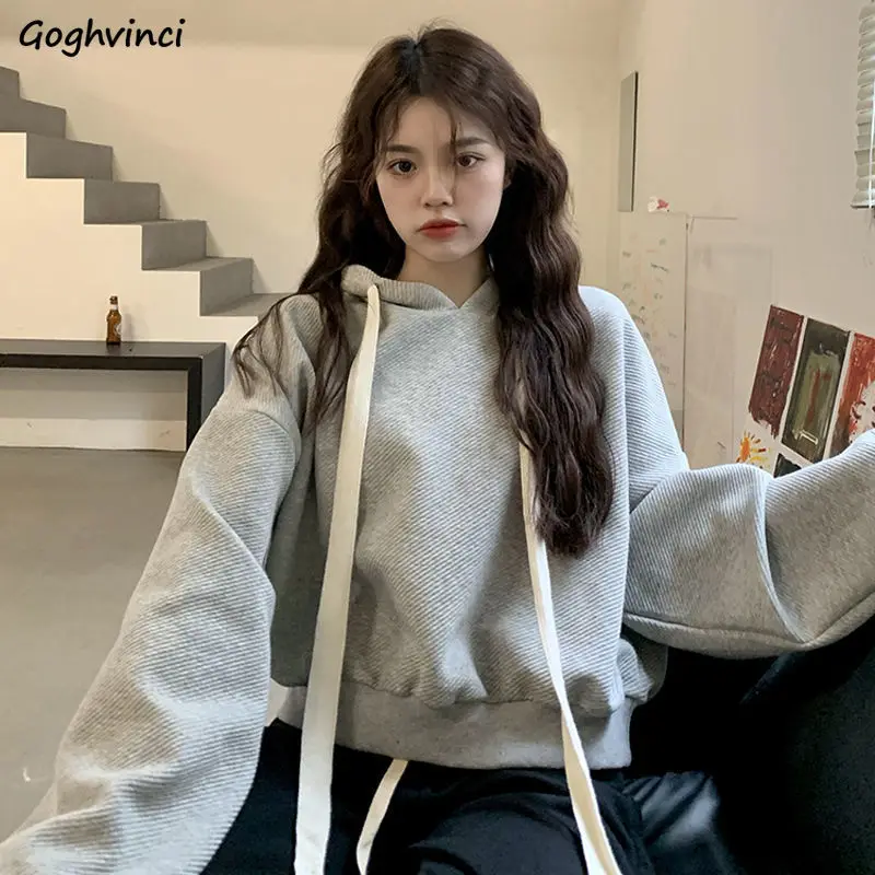 Cropped Hoodies Women Autumn Simple Daily Pure Feminino Sweetie Ladies All-match Amigos Basic Casual Minimalist Hot Sale Newest
Cropped Hoodies Women Autumn Simple Daily Pure Feminino Sweetie Ladies All-match Amigos Basic Casual Minimalist Hot Sale Newest