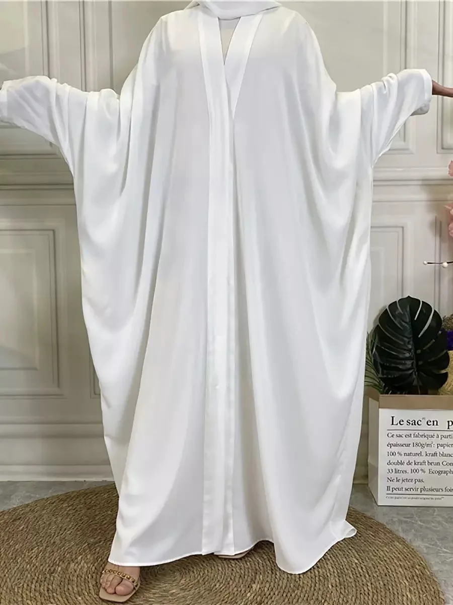 Muslim Bat Sleeve Cardigan Abaya Dubai Maxi Dress Long Robe Kimono Ramadan Arab Islamic Kaftan Gown Prayer Clothing
Muslim Bat Sleeve Cardigan Abaya Dubai Maxi Dress Long Robe Kimono Ramadan Arab Islamic Kaftan Gown Prayer Clothing