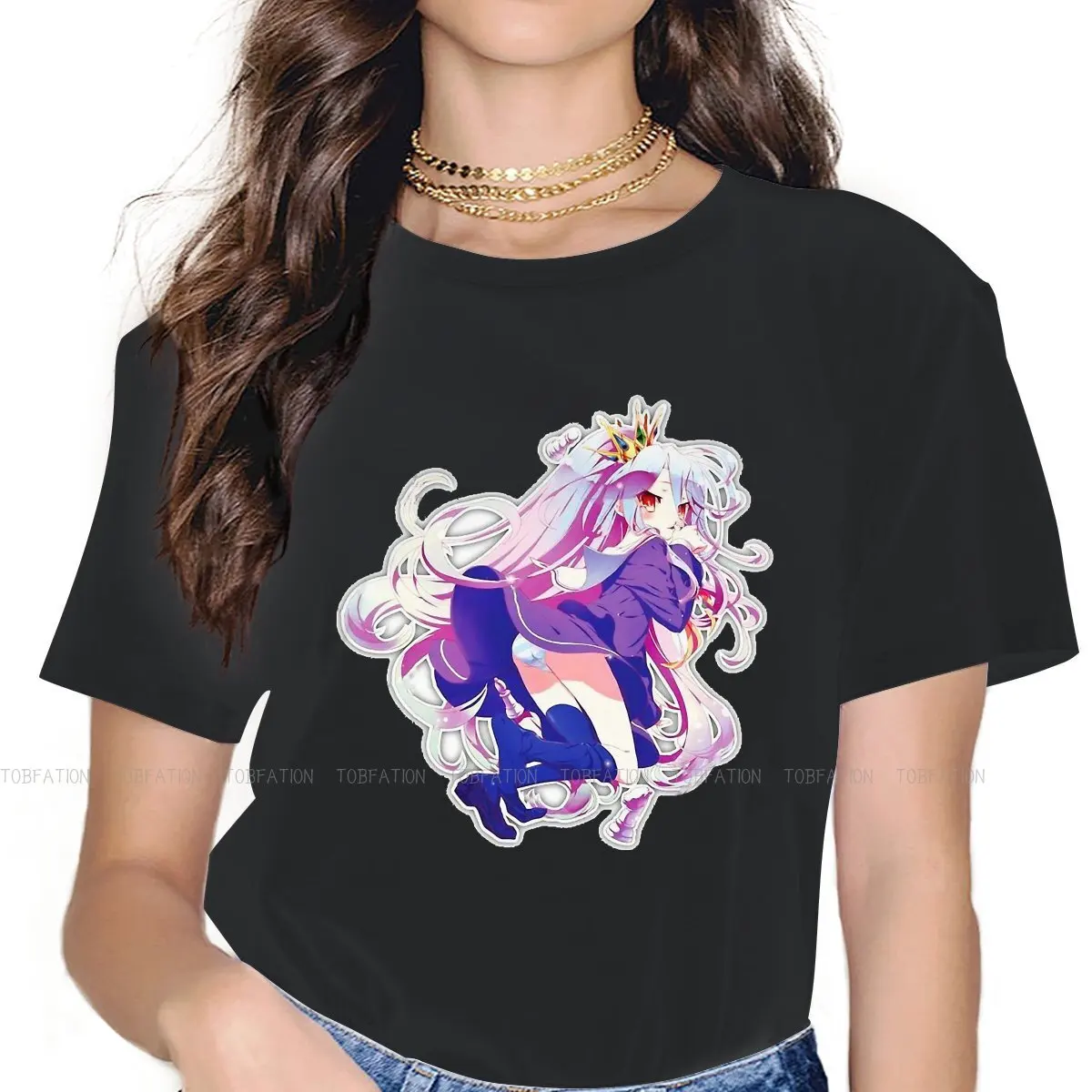 Футболка женская No Game No Life Sora Shiro Jibril, свитшот с винтажным юмором для девушек и женщин, модная новинка 4XL 5XL
Футболка женская No Game No Life Sora Shiro Jibril, свитшот с винтажным юмором для девушек и женщин, модная новинка 4XL 5XL