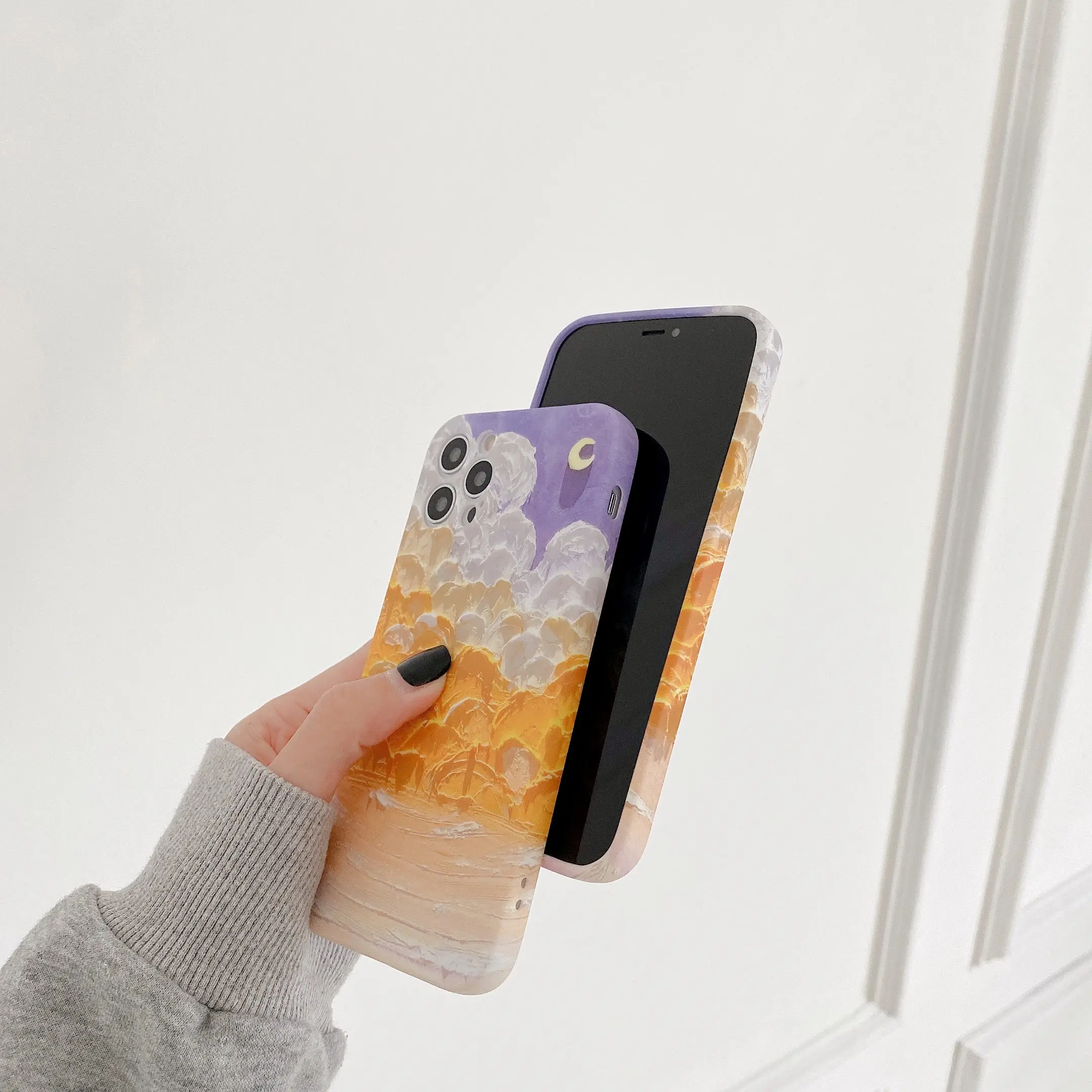 Oil Painting case For iPhone 12 mini 11 Pro Max X XS Max XR 7 8 Plus Camara Protective Cover Clouds
Oil Painting case For iPhone 12 mini 11 Pro Max X XS Max XR 7 8 Plus Camara Protective Cover Clouds