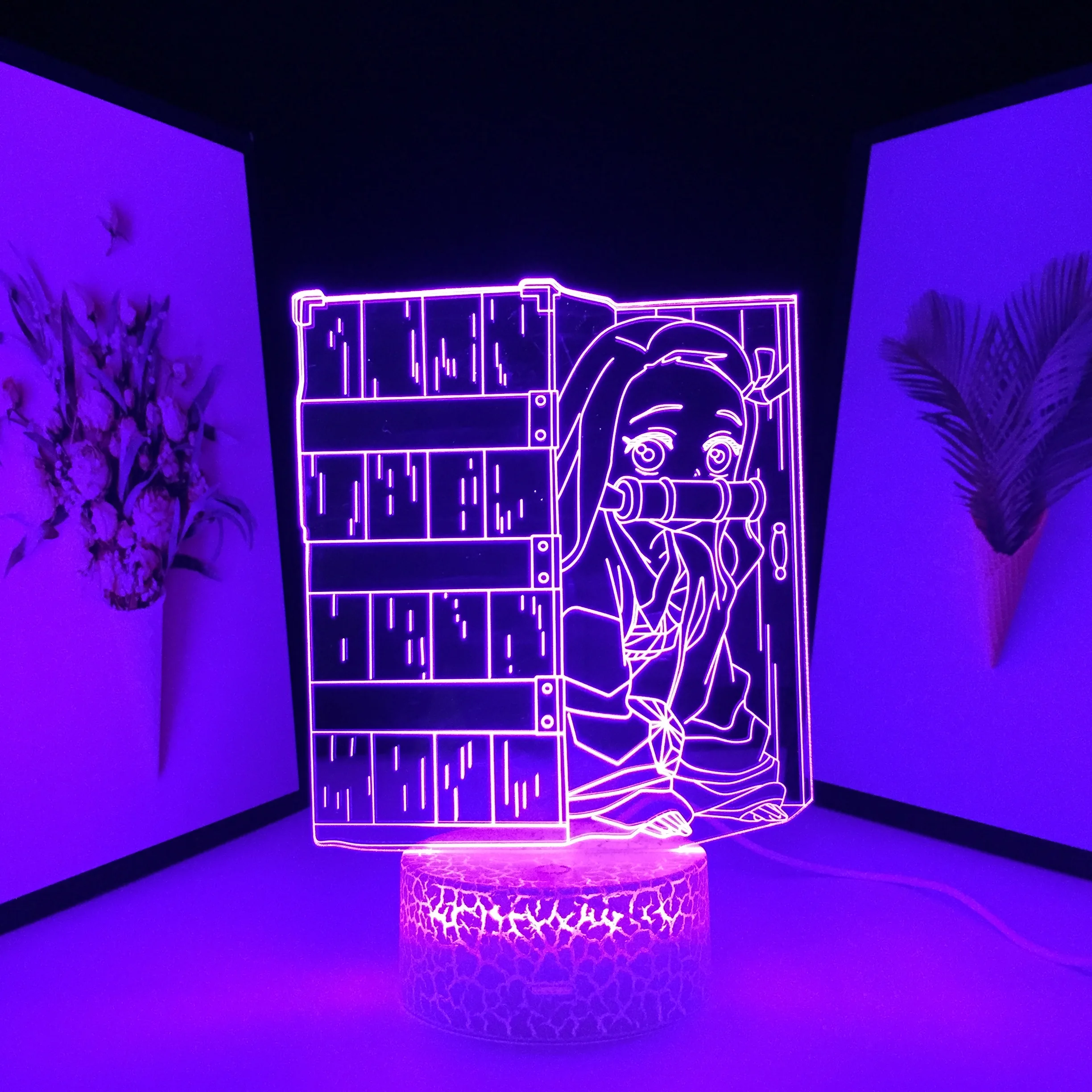 Demon Slayer Anime Figure Nezuko Kamado Acrylic LED Night Lamp for Bedroom Decorative Birthday Gift 3D Table Light
Demon Slayer Anime Figure Nezuko Kamado Acrylic LED Night Lamp for Bedroom Decorative Birthday Gift 3D Table Light