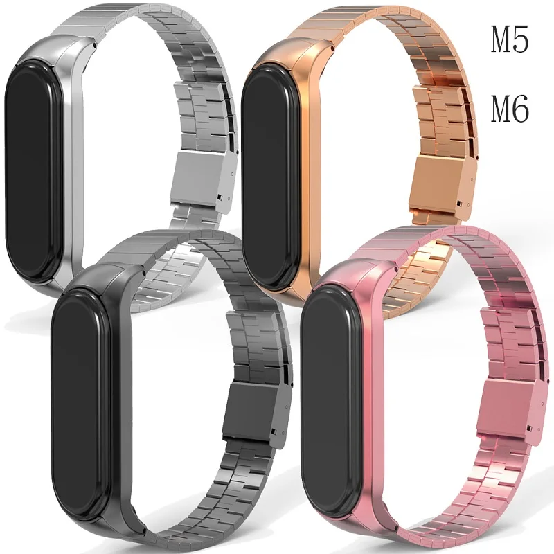 For Mi 5 6 Metal Strap For Mi Band 3/4/5/6 Stainless Steel Three Bead Strap Bracelet Unisex Replacement Strap Wristband
For Mi 5 6 Metal Strap For Mi Band 3/4/5/6 Stainless Steel Three Bead Strap Bracelet Unisex Replacement Strap Wristband